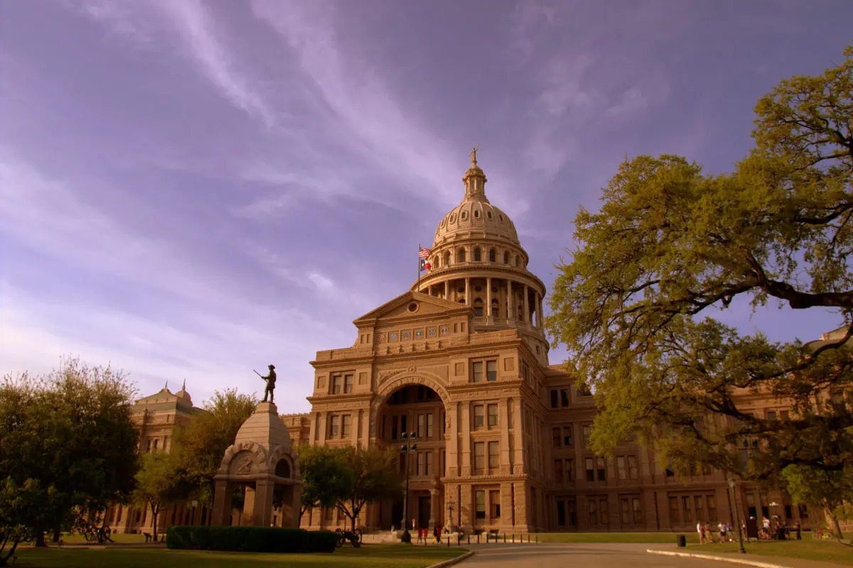 The Capitol Building of Texas, where the law the University of Houston broke was made.